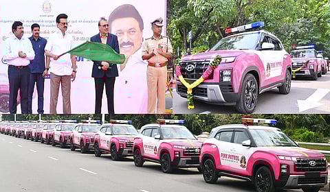 ரூ.12 கோடி மதிப்பில் 80 ‘பிங்க்’ வாகனங்கள் முதல்வர் தொடங்கிவைத்தார்