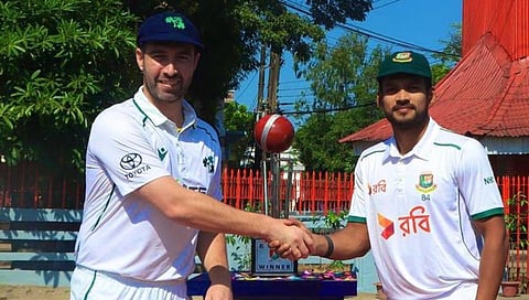 வங்கதேச டெஸ்ட் போட்டி: அயர்லாந்து 270 ரன் சேர்ப்பு