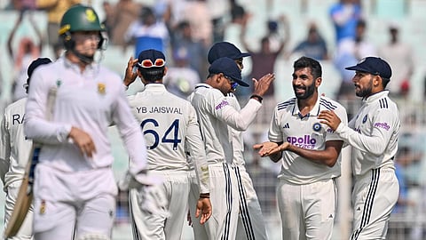 கொல்கத்தா டெஸ்ட்: 159 ரன்களில் சுருண்ட தென் ஆப்பிரிக்கா - பும்ரா அபாரம்!