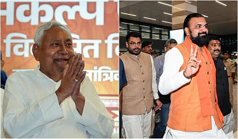 நிதிஷ் குமார் மற்றும் சாம்ராட் சவுத்ரி