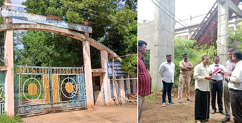 அலங்காநல்லூர் தேசிய சர்க்கரை ஆலை முகப்பு தோற்றம் | சர்க்கரை ஆலையில் ஆய்வு மேற்கொண்ட உயர்மட்ட ஆய்வுக் குழுவினர்.