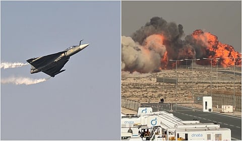 விபத்துக்குள்ளான தேஜாஸ் போர் விமானம்