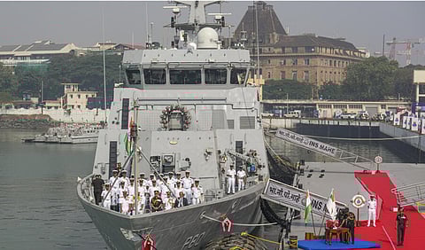 ஐஎன்எஸ் மாஹே போர்க்கப்பல் இந்திய கடற்படையில் இணைப்பு