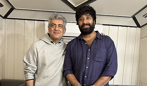 அஜித்குமார் மற்றும் ஆதிக் ரவிச்சந்திரன்