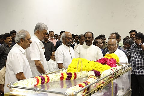 “என் கஷ்ட காலங்களில் துணையாக இருந்தவர் ஏவிஎம் சரவணன்” - ரஜினிகாந்த் உருக்கம்