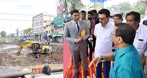 மதுரை பந்தல்குடி வாய்க்கால் மேம்பாட்டுப் பணி - முதல்வர் ஸ்டாலின் ஆய்வு!