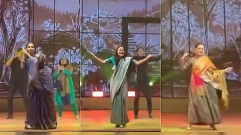 பிரபல தொழிலதிபர் நவீன் ஜிண்டால் இல்ல திருமண விழாவில் எம்.பி.க்கள் கங்கனா, மஹுவா, சுப்ரியா நடனம்