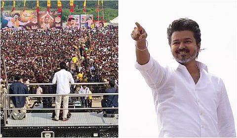 “தவெக அரசியல் பயணத்தை திமுக முடக்க முயன்றாலும், அது அணுவளவும் நடக்காது” - விஜய்