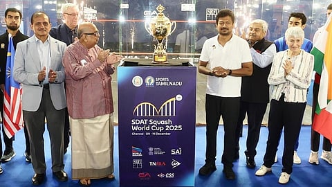 ஸ்குவாஷ் உலகக் கோப்பை இன்று சென்னையில் தொடக்கம் - இந்தியா உட்பட 12 நாடுகள் பங்கேற்பு