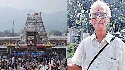 திருப்பதி ஏழுமலையானை தரிசிக்க 3,250 முறை பாத யாத்திரை சென்ற முதியவர்