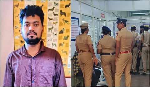 இடது: ராஜசேகர்