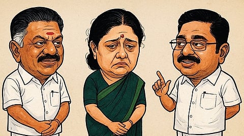 ஆளுக்கொரு வழியில் ஓபிஎஸ், தினகரன்! - போகும் வழி தெரியாமல் நிற்கும் சசிகலா