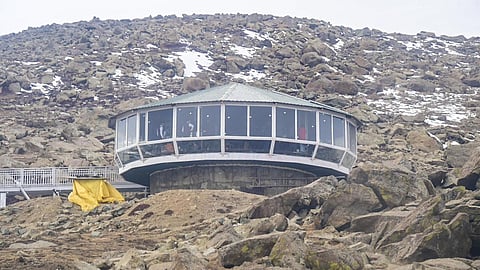 மேக கூட்டங்களுக்கு நடுவே சுழலும் உணவகம்: ஜம்மு காஷ்மீரின் குல்மார்க்கில் புதுமை!