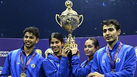 ஸ்குவாஷில் இந்திய அணி சாம்பியன்!