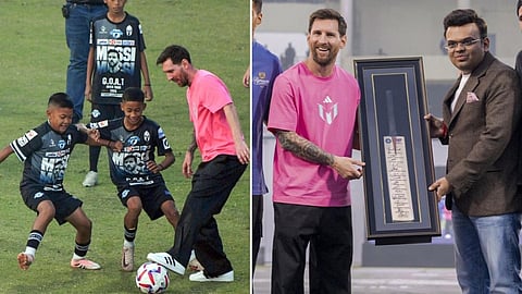 இந்திய சுற்றுப் பயணத்தை நிறைவு செய்தார் மெஸ்ஸி