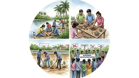 மாதம் ஒரு நாள் கட்டாய சமூகப் பணி