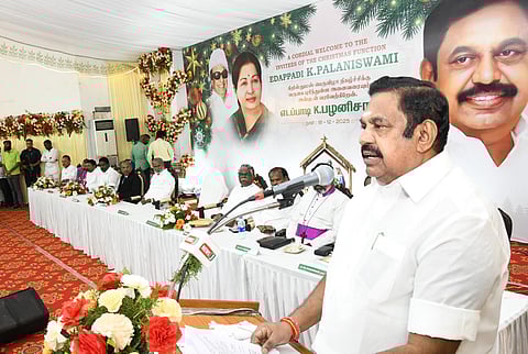 “தீய சக்தி திமுகவை ஆட்சியிலிருந்து அகற்ற வேண்டும்” - கிறிஸ்துமஸ் விழாவில் இபிஎஸ் பேச்சு