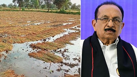‘‘கன மழையால் பாதிக்கப்பட்ட அனைத்து விவசாயிகளுக்கும் நிவாரணம்’’ - தமிழக அரசுக்கு வைகோ வலியுறுத்தல்