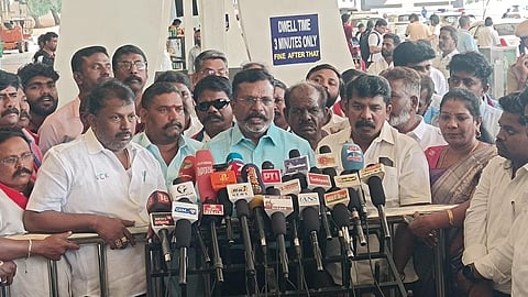 “100 நாள் வேலை திட்டத்தை ஒழிப்பதே பாஜகவின் குறிக்கோள்” - திருமாவளவன்