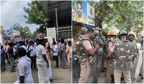 மதுரையில் தீக்குளித்த இளைஞரின் உடற்கூராய்வு நிறைவு: பாஜக, இந்து முன்னணியினர் திரண்டதால் பதற்றம்!