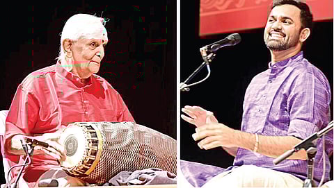 உமையாள்புரம் சிவராமன், அஷ்வத் நாராயணன்.