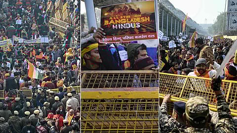 VHP Protests in Delhi