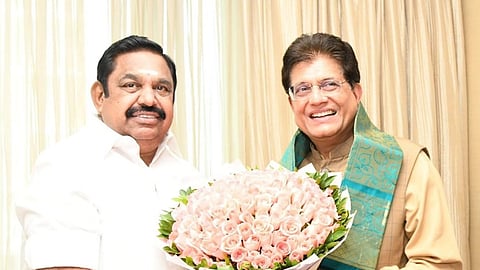 “ஊழல் திமுக ஆட்சியை அகற்ற ஆலோசித்தோம்” - பழனிசாமியை சந்தித்த பியூஷ் கோயல் தகவல்