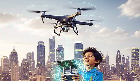 வானில் பறந்த ட்ரோன்கள் | கதை