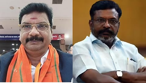 “விழுப்புரம் சிதம்பரம் கட்சி பேசலாமா?” - திருமாவுக்கு பாஜக கேள்வி