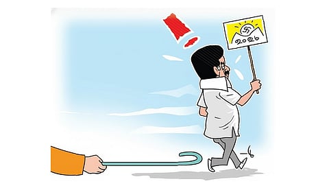 களத்தில் சுழலும் திமுக... கடிவாளத்தை எடுக்கும் பாஜக!