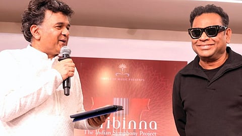 ’த்ரிபின்னா’ சிம்பொனி இசை ஆல்பம்: ஏ.ஆர்.ரஹ்மான் வெளியிட்டார்