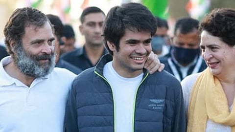 ராகுல், பிரியங்காவுடன் ரெஹான்