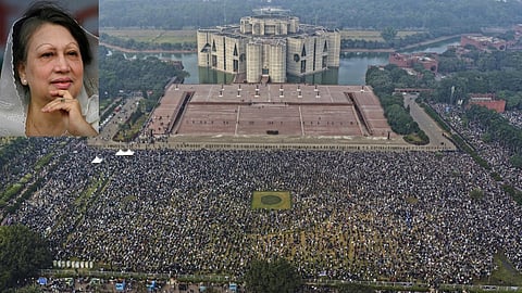வங்கதேச முன்னாள் பிரதமர் கலீதா ஜியாவின் உடல் கணவரின் கல்லறை அருகில் நல்லடக்கம்