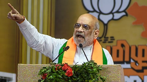 ‘தமிழகம் தலைநிமிர தமிழனின் பயணம்’ என்ற பெயரில் தமிழக பாஜக தலைவர் நயினார் நாகேந்திரன் மேற்கொண்ட பிரச்சார பயணத்தின் நிறைவு விழா புதுக்கோட்டையில் நேற்று நடைபெற்றது. இதில் மத்திய உள்துறை அமைச்சர் அமித் ஷா கலந்து கொண்டார். படங்கள்: ர.செல்வமுத்துகுமார்