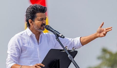 தவெக தலைவர் விஜய்