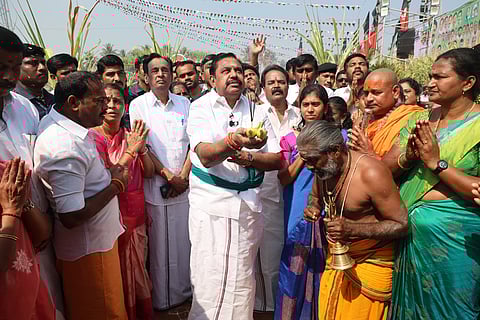 ‘‘திமுக ஆட்சி எப்போது போகும் என மக்கள் எதிர்பார்க்கிறார்கள்’’ - பொங்கல் விழாவில் பழனிசாமி பேச்சு