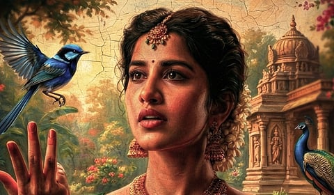 ‘நாகபந்தம்’ படத்தில் பார்வதியாக நடிக்கும் நபா நடேஷ்