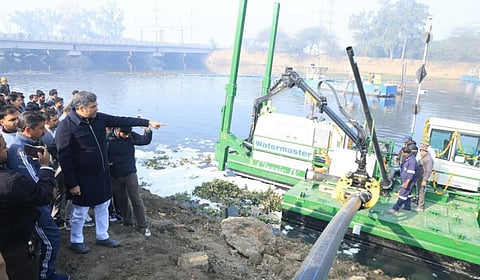 யமுனையில் கலக்கும் நீரை சுத்திகரிக்க புதிய இயந்திரம்