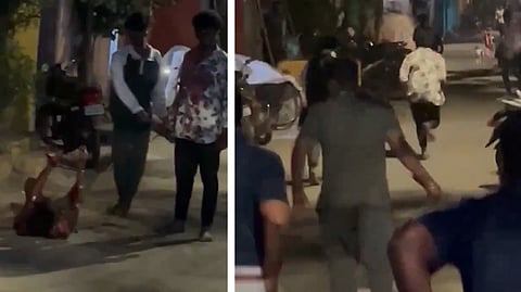 வேளச்சேரியில் டெலிவரி ஊழியரை வெட்டிய கும்பல்: பொதுமக்கள் கற்களை வீசி எறிந்ததால் கொலை தடுக்கப்பட்டது