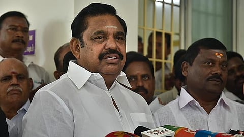 சட்டப்பேரவை எதிர்க்கட்சித் தலைவர் எடப்பாடி பழனிசாமி