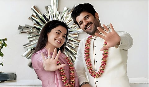 ராஷ்மிகா திருமணத்துக்கு நெதர்லாந்து ரோஜாக்கள்