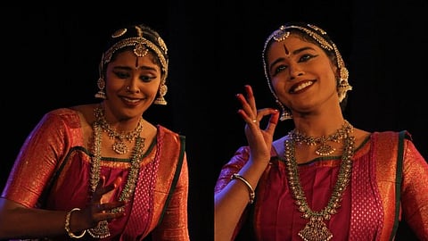 வெளிநாட்டவருக்கு பரதம் கற்றுத் தரும் இளம் கலைஞர்!