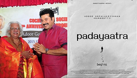 32 ஆண்டுகளுக்குப் பிறகு மம்மூட்டி - அடூர் கோபாலகிருஷ்ணன் இணையும் ‘பாதயாத்ரா’