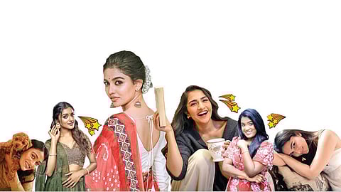 பூர்ணிமா ரவி, ரூபா கொடுவாயூர், மமிதா பைஜூ, ருக்மிணி வசந்த், சத்யதேவி, கயாடு