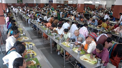 திருமலையில் ரத சப்தமிக்கு 14 உணவு வகைகளுடன் பக்தர்களுக்கு அன்னதானம்