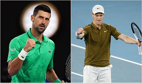 ஆஸ்திரேலிய ஓபன் டென்னிஸ்: அரை இறுதி சுற்றில் ஜோகோவிச், சின்னர்