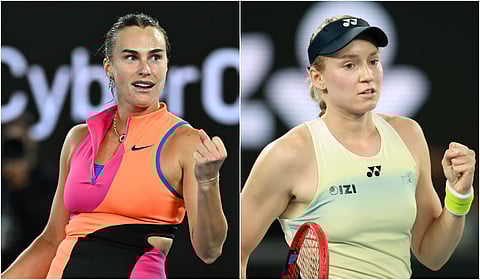 ஆஸ்திரேலிய ஓபன் டென்னிஸ் இறுதிப் போட்டிக்கு சபலென்கா, ரைபகினா முன்னேற்றம்