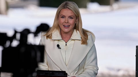 வெள்ளை மாளிகை ஊடகச் செயலர் கரோலின் லீவிட்