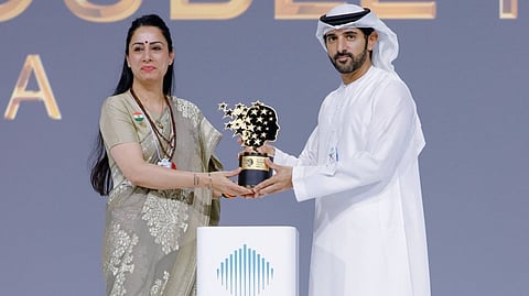 காஷ்மீரை சேர்ந்த ரூபிள் நாகிக்கு உலகின் சிறந்த ஆசிரியர் விருது: ரூ.9 கோடி ரொக்கப் பரிசு வழங்கல்