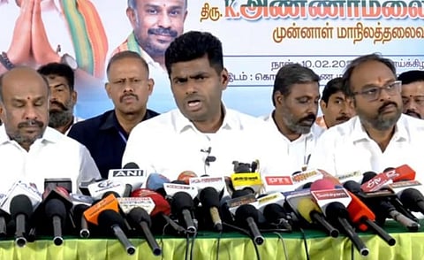 “நயினார் நாகேந்திரன் உடன் பனிப்போர் எதுவும் இல்லை” - அண்ணாமலை